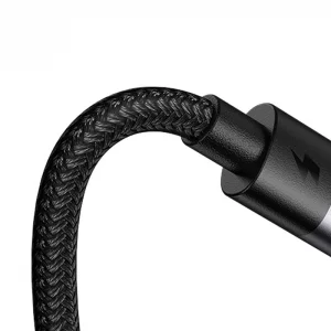 تصویر کابل تایپ‌سی دوکاره مک‌دودو CA-6700، فست شارژ ۱۰۰ وات، دو خروجی لایتنینگ و تایپ‌سی، طول 1.5 متر