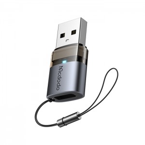 مبدل OTG تایپ سی به USB ۳.۰ مک‌دودو OT-7580 با قابلیت انتقال داده با سرعت 5 گیگابیت بر ثانیه و شارژ 18 وات