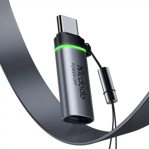 آداپتور USB-C به Lightning مک دودو OT-6010، با قابلیت شارژ سریع 60 وات و قطع کن اتوماتیک برای ایمنی بیشتر