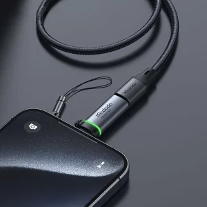 تبدیل Type-C به Lightning مک‌دودو OT-6010، امکان شارژ سریع دستگاه‌های iOS با توان 60 وات و قطع خودکار پس از تکمیل شارژ