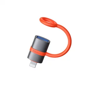 تبدیل OTG مک‌دودو OT-2600 (USB به لایتنینگ آیفون) با انتقال سریع، بدنه مقاوم و بند سیلیکونی
