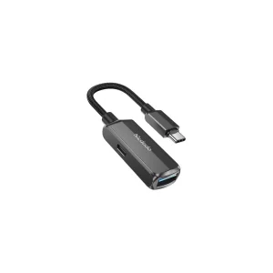مبدل ۲ کاره مک‌دودو CA-2830 | تایپ‌سی | OTG 5Gbps + شارژ سریع 60W | هارد تا 2TB و آیفون ۱۵