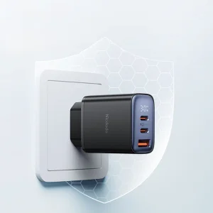 شارژر اصلی 30 وات مک‌دودو CH-2180، شارژ سریع PD/PPS با سه پورت (2C+1A) و نمایشگر دیجیتال LED