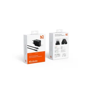 تصویر شارژر اصلی ۳۳ وات مک دودو CH-0922 | کابل تایپ سی ۶۰ وات | فست شارژ PD و QC