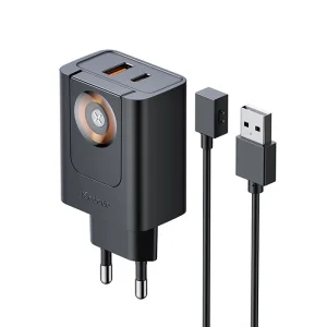 شارژر ۲ پورت ۳۰W مک‌دودو CH-3700 | وایرلس اپل واچ + فست PD/QC