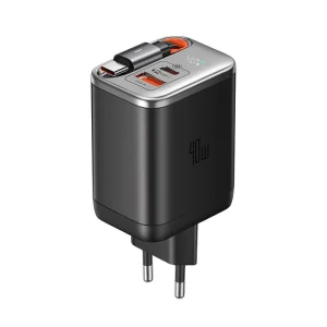 شارژر دیواری سه پورت GaN مک دودو CH-4281 | توان 40 وات + کابل تایپ‌سی جمع‌شونده