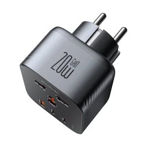 شارژر مسافرتی GaN مک دودو CP-0750 با توان 20 وات، 3 پورت USB-C/USB-A، فست شارژ PD+QC و پریز جهانی