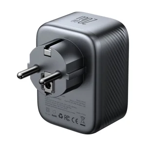 شارژر مسافرتی مک‌دودو CP-0750، توان 20 وات با فناوری GaN، 3 پورت USB-C/USB-A، فست شارژ PD+QC و پریز جهانی