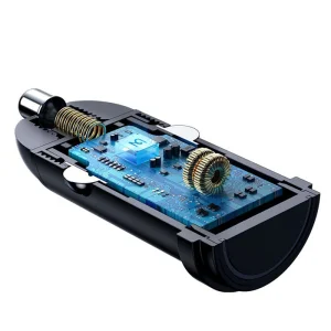 شارژر فندکی مک‌دودو CC-7491، توان 30 وات با فست شارژ PD و درگاه Type-C