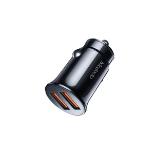 شارژر فندکی ۱۲ وات مک‌دودو CC-6602 | دو پورت USB + فست شارژ