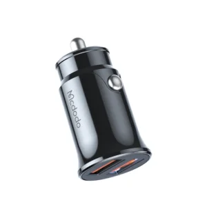 شارژر فندکی مک‌دودو CC-6602، توان 12 وات با دو پورت USB و قابلیت فست شارژ