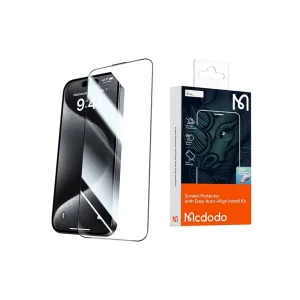 تصویر گلس مک دودو PF-6863 آیفون 16 پرو مکس | 9H ضدضربه + سازگار با کیس.