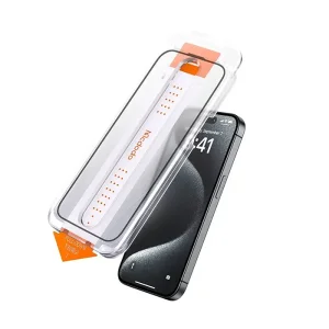 گلس حریم خصوصی مک دودو PF-6867 آیفون 16 پرو مکس با امنیت بصری و سختی 9H نشکن.