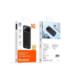 تصویر پاوربانک مک‌دودو MC-4220 توان 22.5 وات | 10000 میلی‌آمپر + کابل همراه