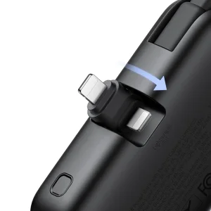 پاوربانک مک‌دودو MC-7800 | توان 22.5 وات، 5000mAh + کابل داخلی Lightning و Type-C