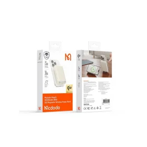 پاوربانک مگ‌سیف مک‌دودو MC-781، شارژر همراه با شارژ وایرلس، کابل همراه و شارژ سریع 30W