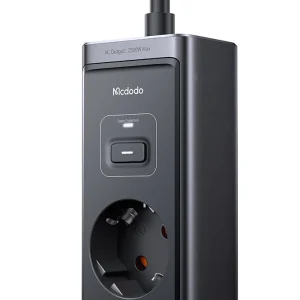 چندراهی برق و شارژر 30W GaN مک‌دودو CH-0620، با محافظ برق و فست شارژ PD.