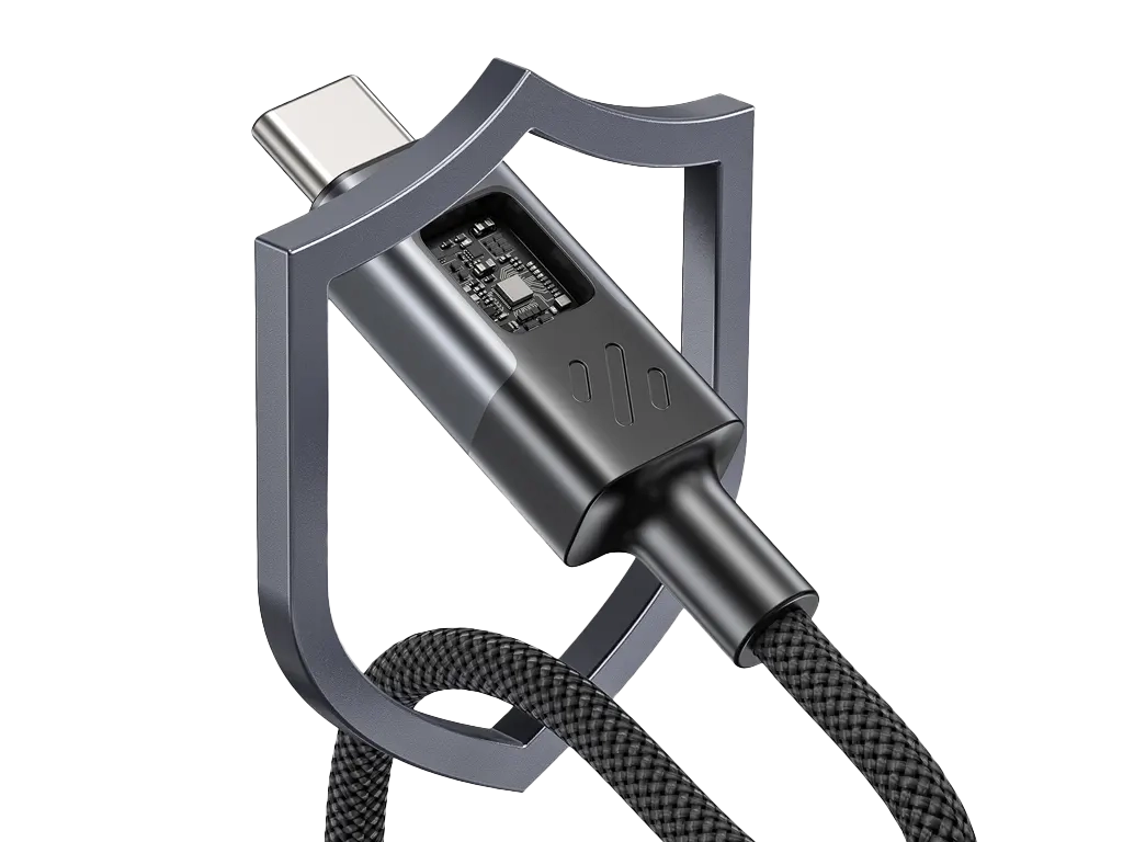 چیپست E-Marker داخل کابل USB-C برای شارژ ایمن