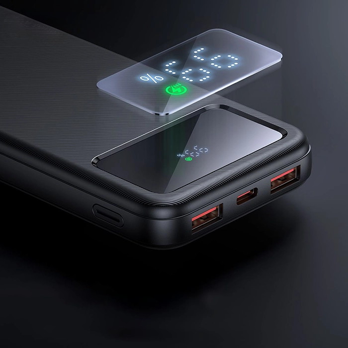 پاوربانک مک‌دودو MC-4220، با توان 22.5 وات و ظرفیت 10000 میلی‌آمپر به همراه کابل شارژ برای شارژ سریع و آسان دستگاه‌های شما.