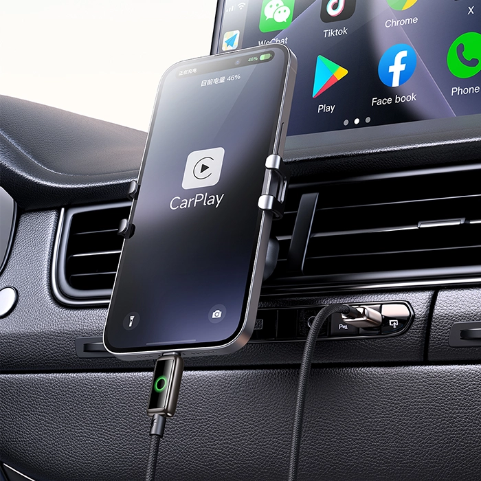 کابل شارژ هوشمند مکدودو CA-6590 با طول 1.2 متر، تجربه شارژ با نظارت دقیق بر جریان و محافظت از باتری