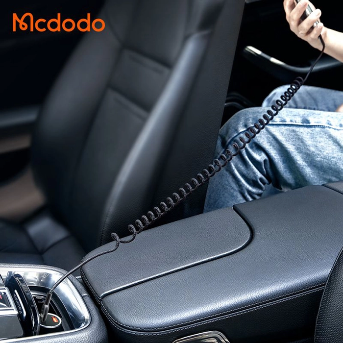 کابل مک‌دودو CA-1960 با طراحی تقویت شده و فنری، پشتیبانی از شارژ سریع 36 وات و طول 1.8 متر برای آیفون