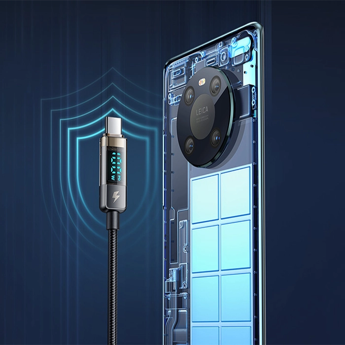 کابل شارژ هوشمند مکدودو CA-3610 با طول 1.2 متر، تجربه شارژ با نظارت دقیق بر توان و محافظت از باتری