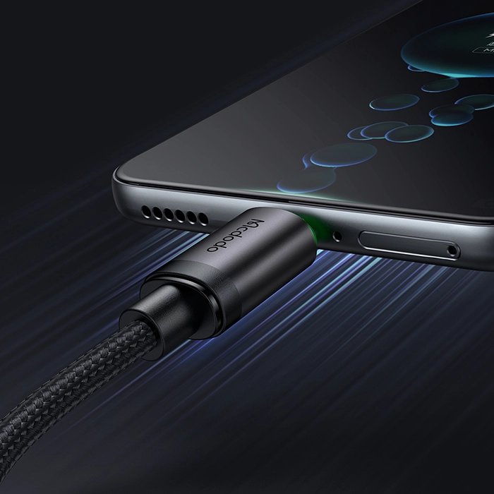 کابل شارژ سریع مک‌دودو CA-3960، ایده‌آل برای شارژ سریع با توان 60 وات، ۳ آمپر و طول 1 متر