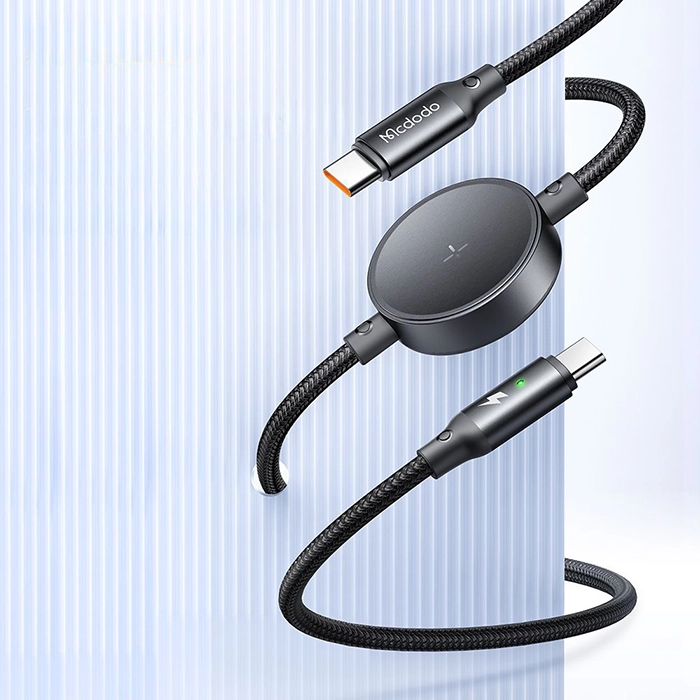 کابل فشرده مکدودو CA-4170، تضمین شارژ Galaxy Watch و دستگاههای دیگر با توان 60 وات و طول 1.5 متر