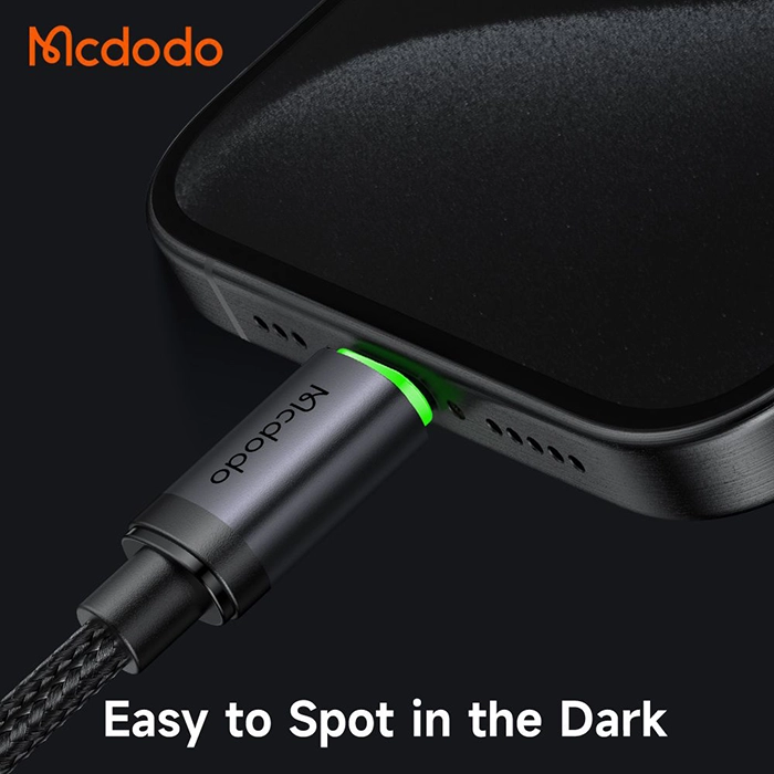 کابل شارژ سریع مکدودو CA-4410 با توان 60 وات، جریان ۳ آمپر و طول 1 متر