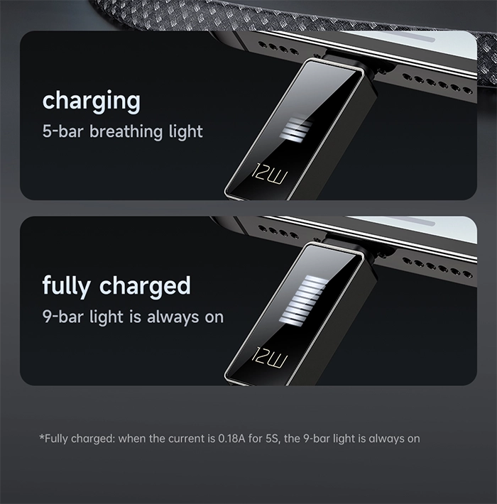 کابل مکدودو CA-4960، بهترین انتخاب برای شارژ سریع و جذاب آیفون و آیپد با توان 36 وات و نورپردازی LED