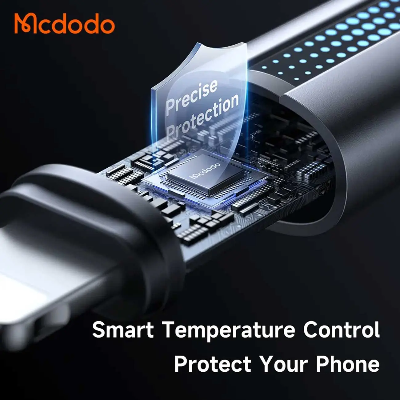 کابل سوپر فست شارژ مکدودو CA-5180 با توان 100 وات و جریان 6 آمپر برای Type-C