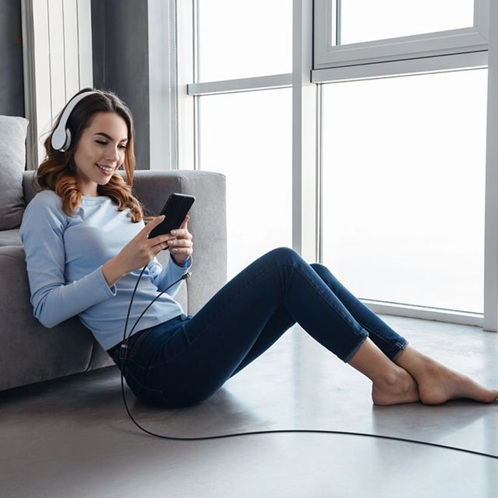 کابل مکدودو CA-6780، کابل USB-C دوگانه با قابلیت فست شارژ، شارژ دو دستگاه، توان 100 وات و طول 1.5 متر