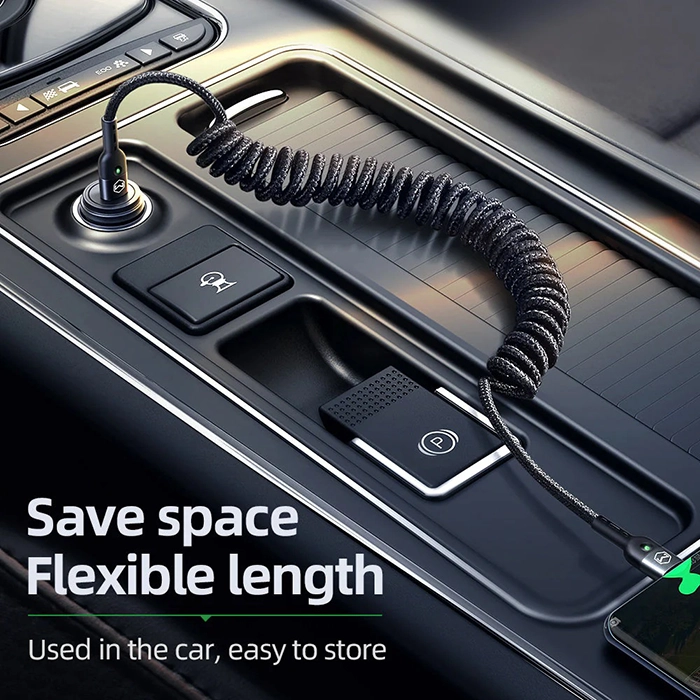 کابل شارژ و انتقال داده فنری مک‌دودو CA-7860، تجربه انتقال سریع و مطمئن داده با طول 1.8 متر