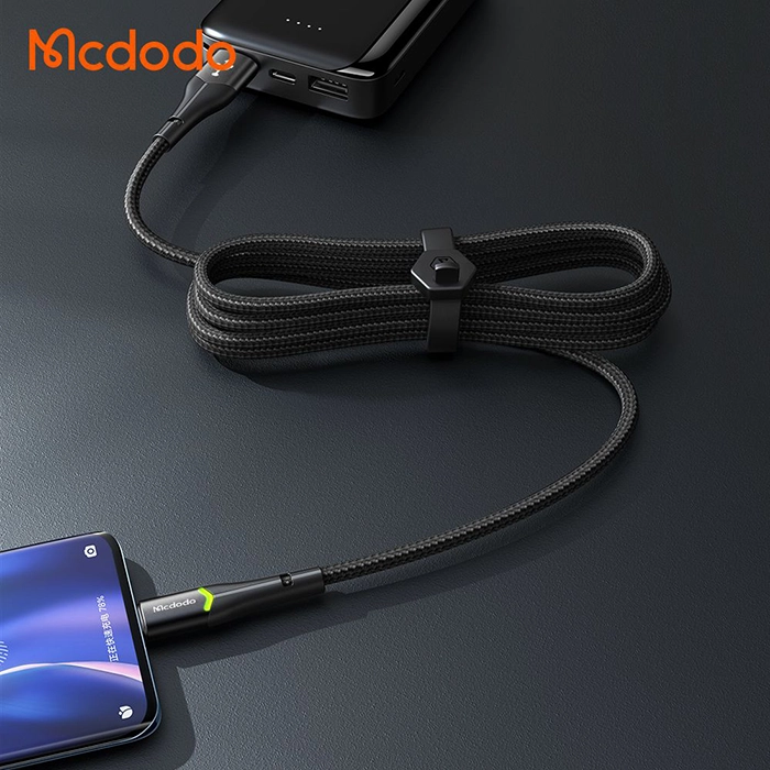 تصویر کابل شارژ مک‌دودو CA-7963 USB به تایپ‌سی، با طول 1.5 متر و توان 60 وات