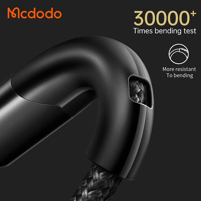 کابل شارژ مک‌دودو CA-7963 با قابلیت شارژ سریع 60 وات، انتقال داده پرسرعت و طول مناسب 1.5 متر