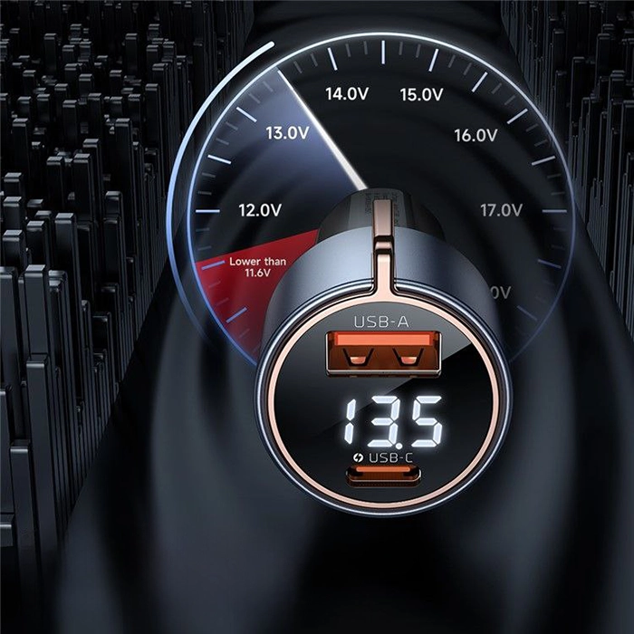 شارژر فندکی مک دودو CC-3690، تجربه شارژ کارآمد در خودرو با امکان شارژ لپ‌تاپ و گوشی و دارای نمایشگر (PD 45W)