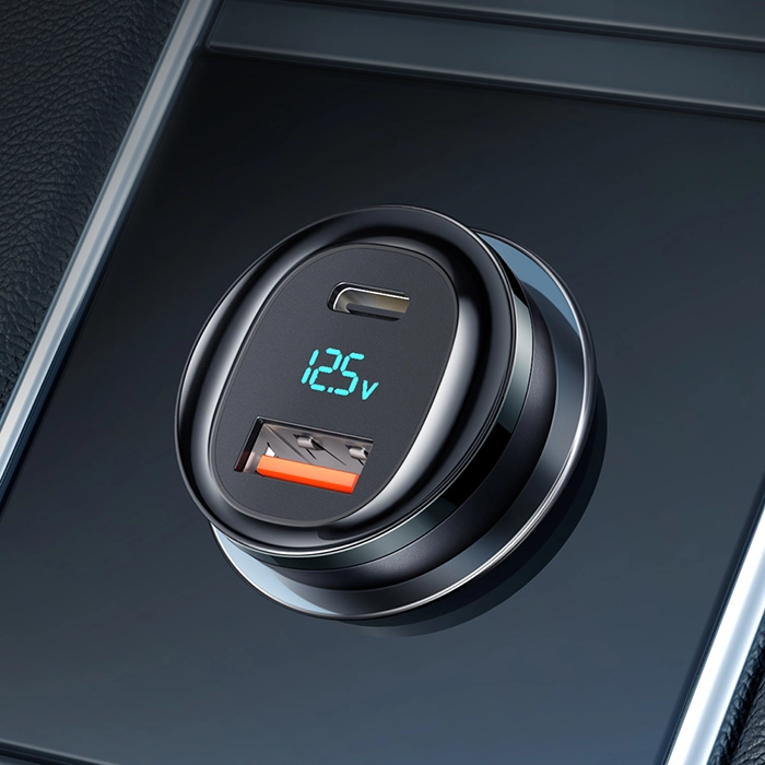 شارژر فندکی مک‌دودو CC-5670، تجربه شارژ کارآمد در خودرو با ۲ پورت PD/QC، امکان شارژ لپ‌تاپ و دارای نمایشگر دیجیتال