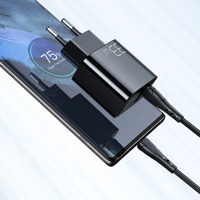 شارژر اصلی 33 وات مک‌دودو CH-0922، راه‌حل مناسب برای شارژ سریع با فناوری PD و QC به همراه کابل تایپ سی 60 وات