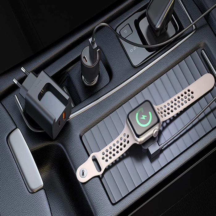 شارژر مک‌دودو CH-3700، راه‌حل مناسب برای شارژ سریع با فناوری PD و QC و شارژ وایرلس اپل واچ با دو پورت