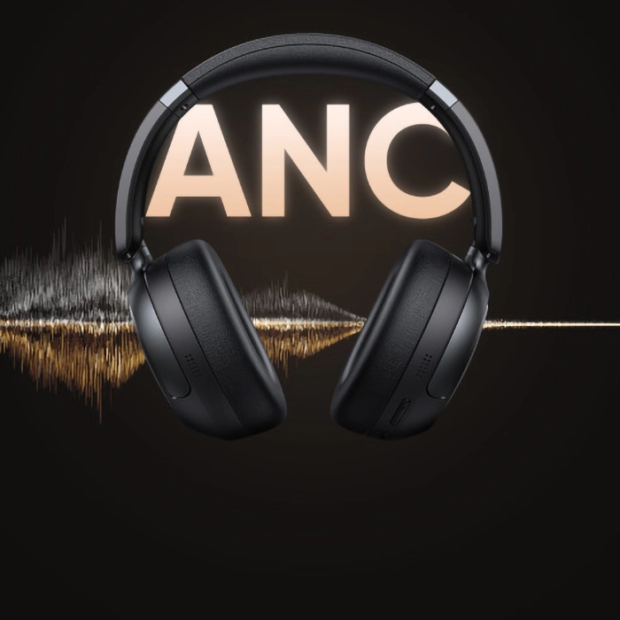 هدفون مک‌دودو HP-1400 با حذف نویز ANC و باتری با طول عمر 70 ساعت برای استفاده طولانی مدت