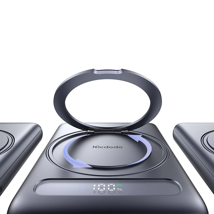 پاوربانک مکدودو MC-8361 مگسیف با قابلیت شارژ بیسیم 15W و شارژ سیمی 20W و ظرفیت 5000mAh