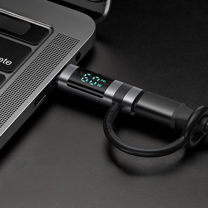 تبدیل لایتنینگ به تایپسی مکدودو OT-0180، نمایشگر دیجیتال ۶۰ وات