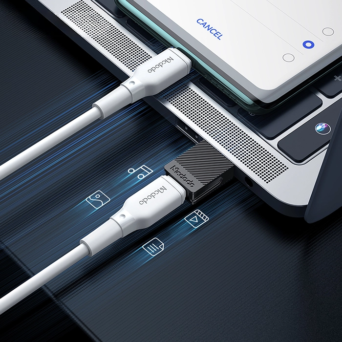آداپتور USB-C به USB مک دودو OT-6970، پشتیبانی از شارژ فوق سریع با جریان ۵ آمپر