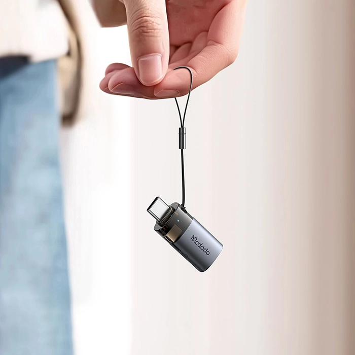 مبدل OTG مک‌دودو OT-7600، راه‌حل مناسب برای اتصال دستگاه‌های USB به گوشی‌های Type-C و دسترسی به اطلاعات کارت‌های Micro SD