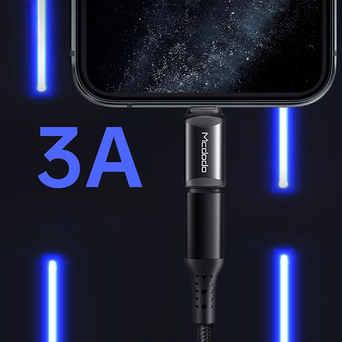 آداپتور USB-C به لایتنینگ مک دودو OT-7680، با شارژ سریع ۳ آمپر و قابلیت انتقال داده