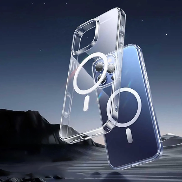 قاب شفاف مگنتی مک دودو PC-4920 آیفون 16، قابی شفاف با قابلیت مگ سیف قوی و مقاوم در برابر زرد شدن