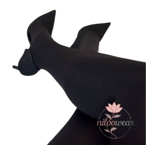 جوراب شلواری ضخیم نگین دار مات نیلوور (09950)