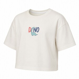 کراپ آستین کوتاه طرح Dino