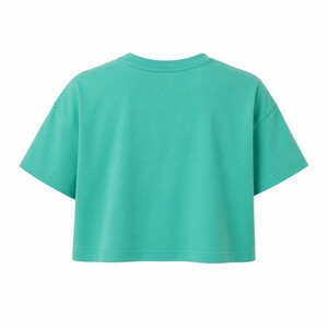 کراپ آستین کوتاه طرح Reebok
