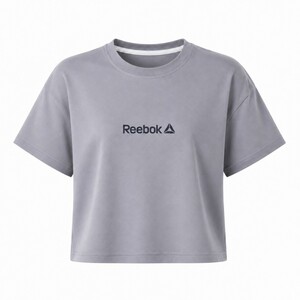 کراپ آستین کوتاه طرح Reebok